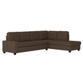 2-Piece Reversible Sectional with Drop-Down Cup Holders 9507CHC*SC