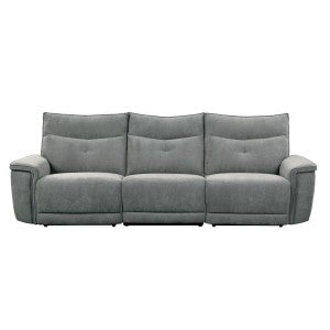 Power Double Reclining Sofa with Power Headrests and USB Ports 9509DG-3PWH*