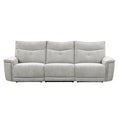 Power Double Reclining Sofa with Power Headrests and USB Ports 9509MGY-3PWH*
