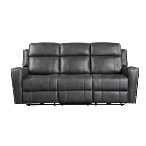 Power Double Reclining Sofa 9515DGY-3PW