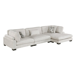 3-Piece Modular Sectional with Chaise 9555BEG*3CRACVC