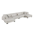 4-Piece Modular Sectional with Chaise 9555BEG*42AC2VC