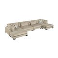 4-Piece Modular Sectional with Chaise 9555BRW*42AC2VC