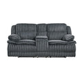 Double Reclining Love Seat with Center Console 9577DG-2