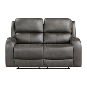 Double Reclining Love Seat 9601GY-2