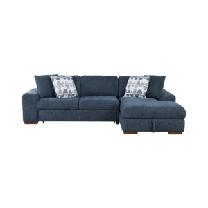 2-Piece Sectional with Right Chaise 9624BU*22LRC