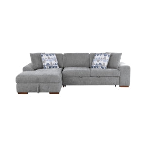 2-Piece Sectional with Left Chaise 9624GY*2LC2R
