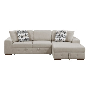 2-Piece Sectional with Right Chaise 9624TP*22LRC