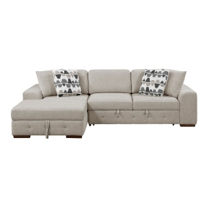 2-Piece Sectional with Left Chaise 9624TP*2LC2R