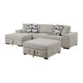 3-Piece Sectional with Left Chaise and Ottoman 9624TP*3LC2R