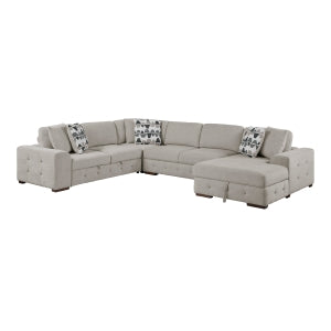 4-Piece Sectional with Right Chaise 9624TP*42LRC