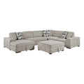 5-Piece Sectional with Left Chaise and Storage Ottoman 9624TP*5LC2R