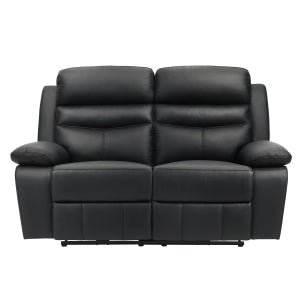 Power Double Reclining Love Seat 9628BLK-2PW