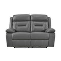 Power Double Reclining Love Seat 9629DGY-2PW