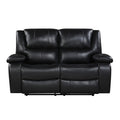 Double Reclining Love Seat 9639BK-2