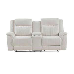 Double Reclining Love Seat with Center Console 9646BE-2