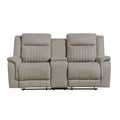 Double Reclining Love Seat with Center Console 9646DV-2