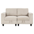 Love Seat with Storage, Storage Pouches and Charging Ports 9650BE-2*