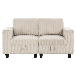 Love Seat with Storage, Storage Pouches and Charging Ports 9650BE-2*