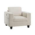 Chair with Storage Pouches and Charging Ports 9650NBE-1