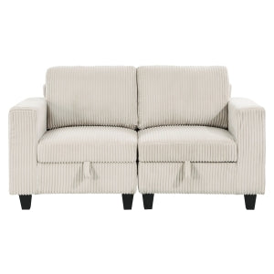 Love Seat with Storage, Storage Pouches and Charging Ports 9650NBE-2*