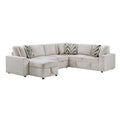 3-Piece Sectional with Pull-out Bed and Hidden Storage 9702BE*3LC3R