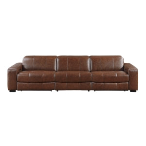 Power Double Reclining Sofa with Power Headrests and Charging Ports 9790BRW-3PWH*