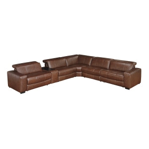 6-Piece Modular Power Reclining Sectional with Power Headrests and Charging Ports 9790BRW*6LRRRPWH
