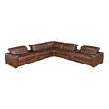 7-Piece Modular Power Reclining Sectional with Power Headrests and Charging Ports 9790BRW*7LRRRPWH
