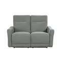 Power Double Lay Flat Reclining Love Seat with Power Headrests and USB Ports 9804DV-2PWH