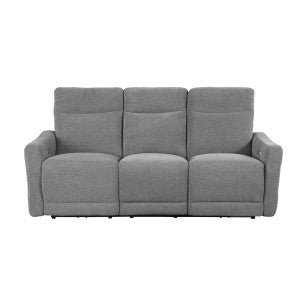 Power Double Lay Flat Reclining Sofa with Power Headrests and USB Ports 9804DV-3PWH