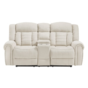 Double Reclining Love Seat with Center Console 9901BE-2