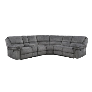 3-Piece Reclining Sectional with Left Console 9913*32LCN2R