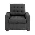 Chair with Pull-out Ottoman 9916DG-1