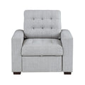 Chair with Pull-out Ottoman 9916GY-1
