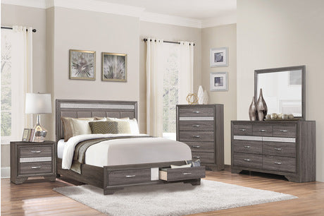 1505 Bedroom Luster Collection - 4pc Set (QB+NS+DR+MR)