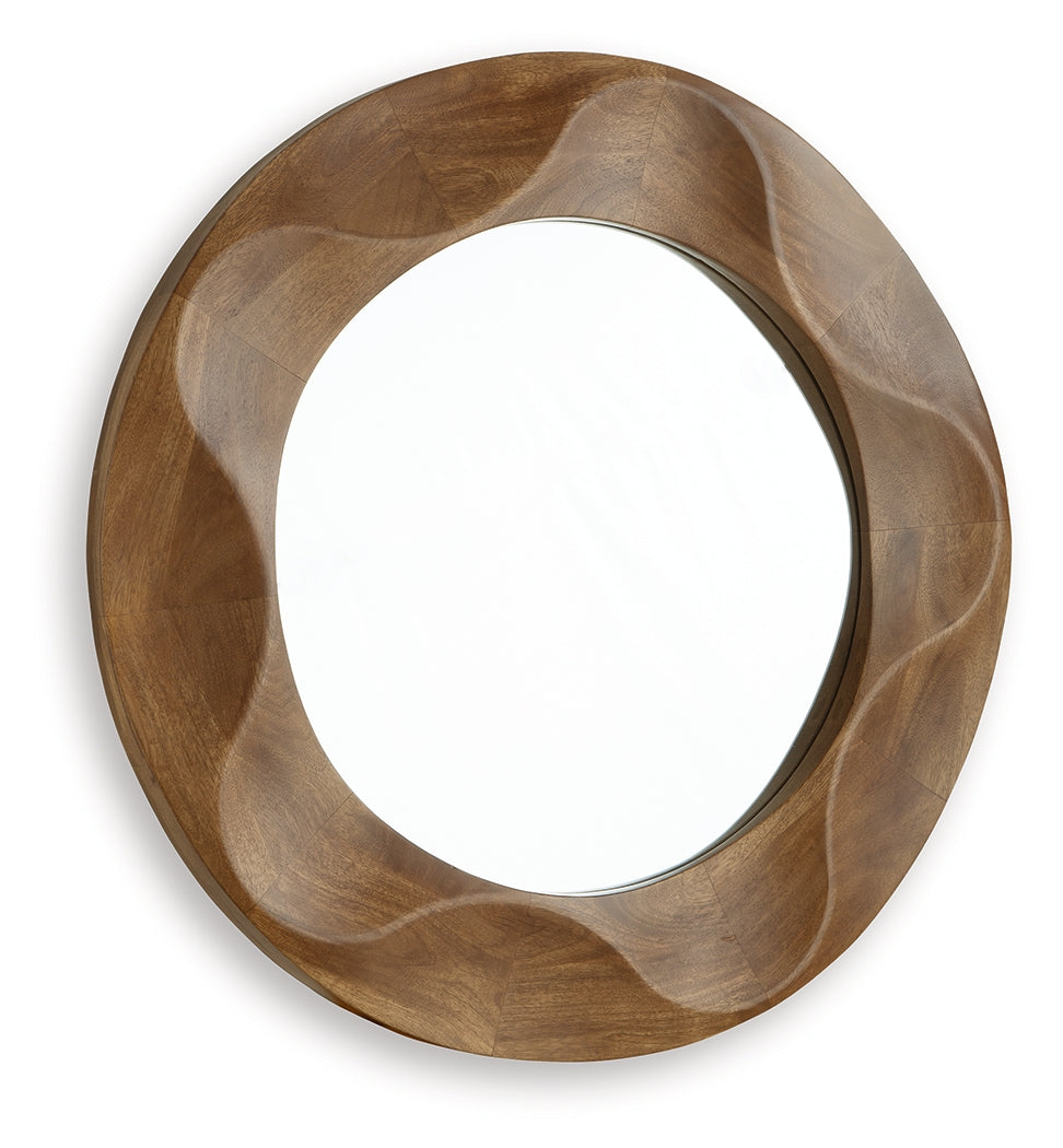 Aajon Brown Accent Mirror