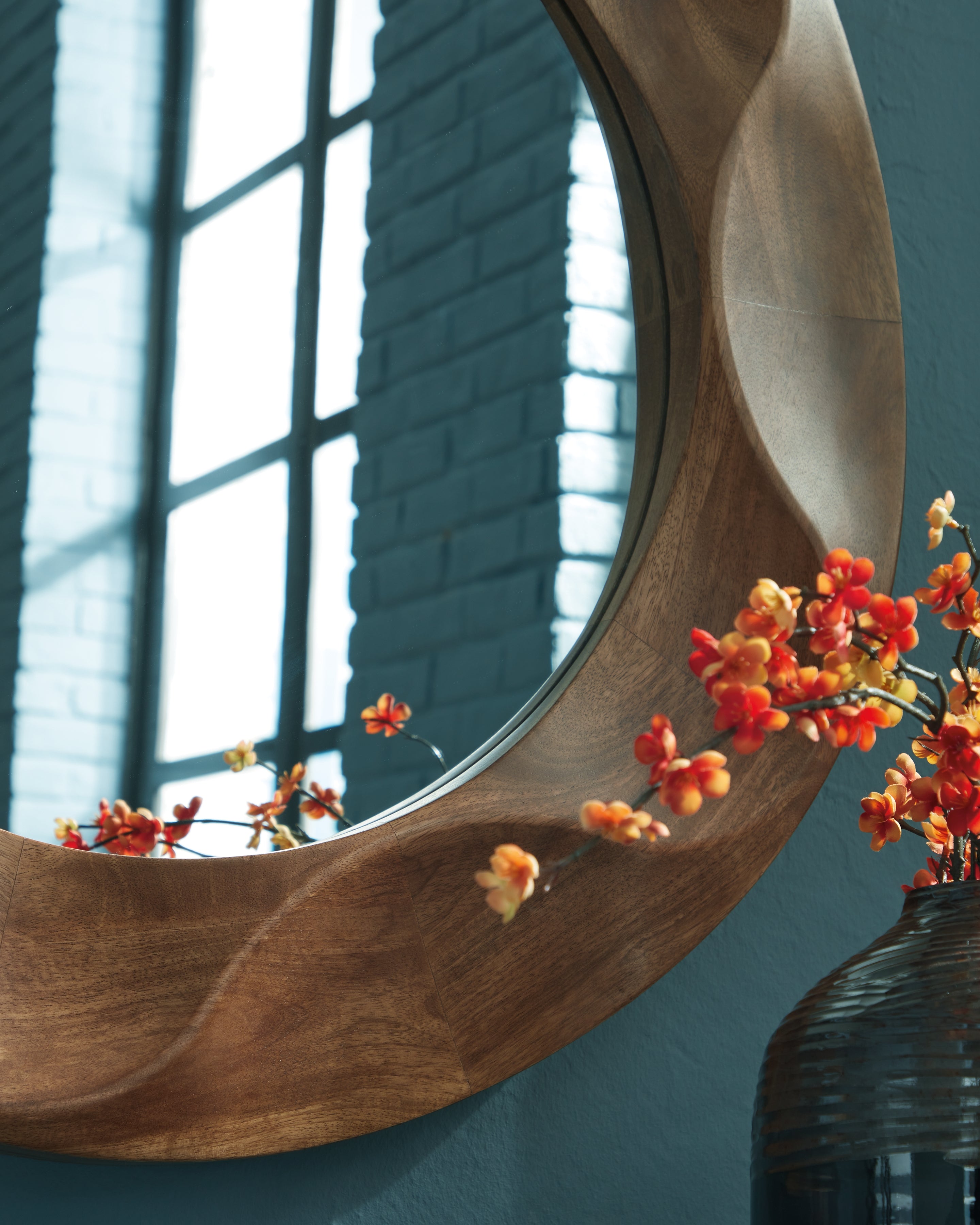 Aajon Brown Accent Mirror