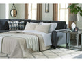 Abinger Smoke 2-Piece Sleeper Sectional w/ Chaise
