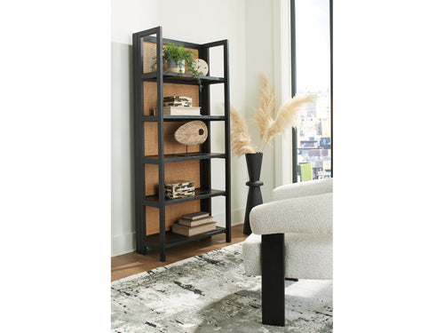 Abyard Black/Natural Bookcase