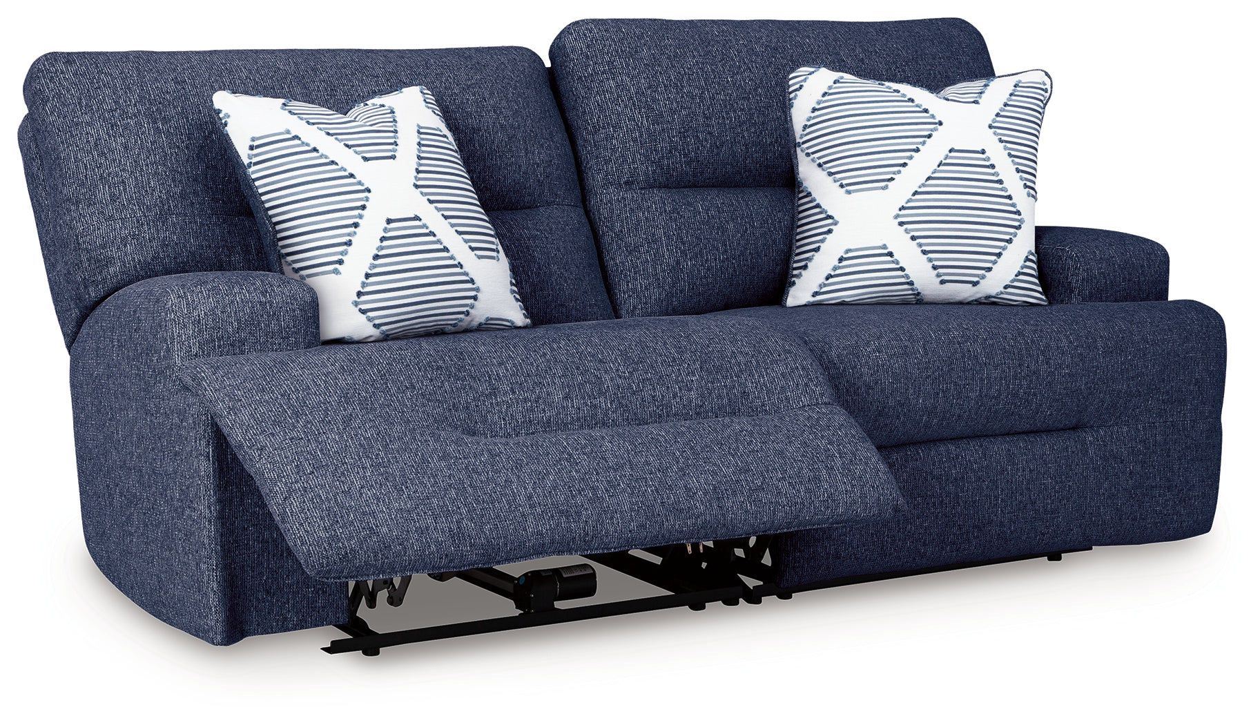 Acklen Place Navy 2-Piece Power Reclining Sectional