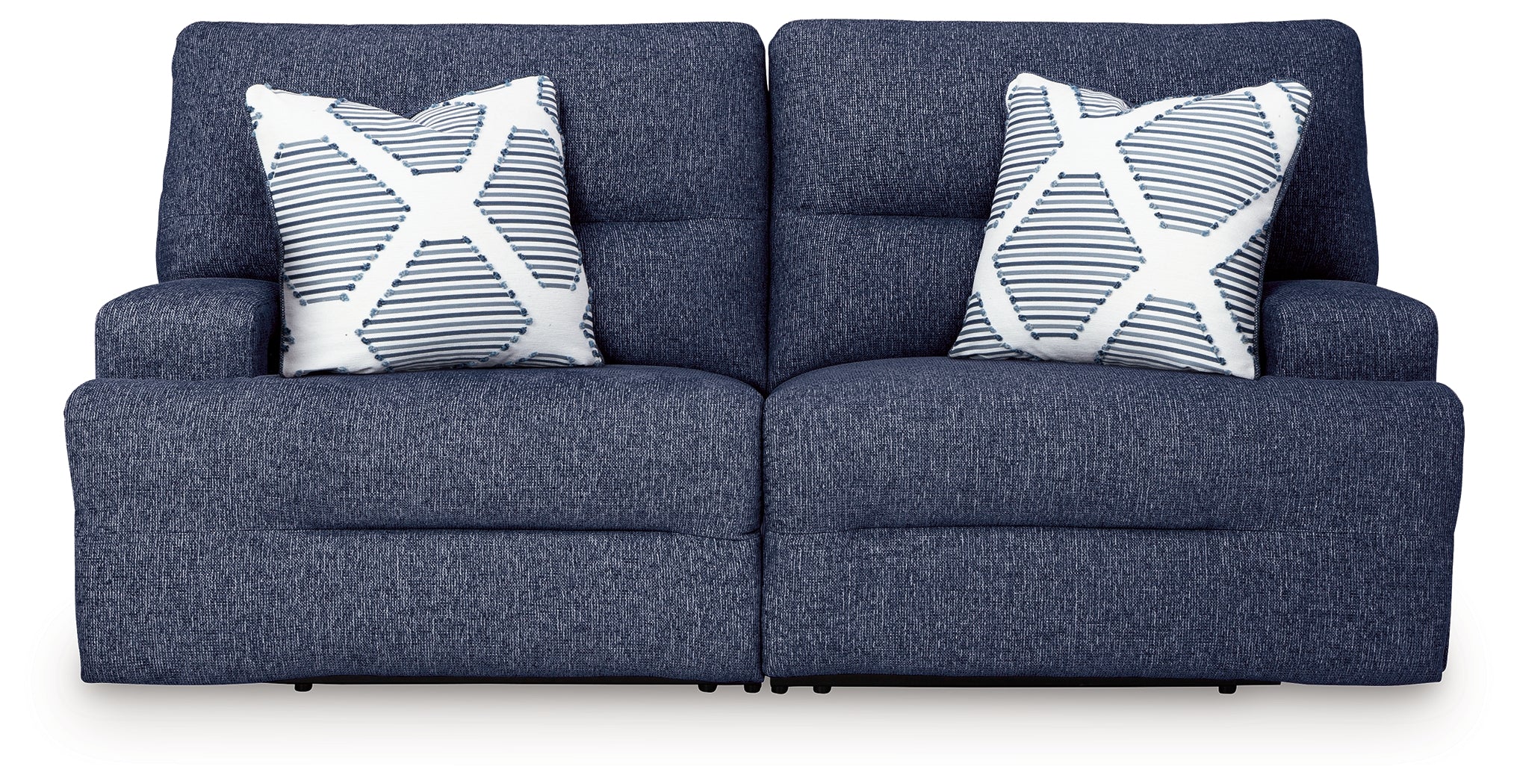 Acklen Place Navy 2-Piece Power Reclining Sectional