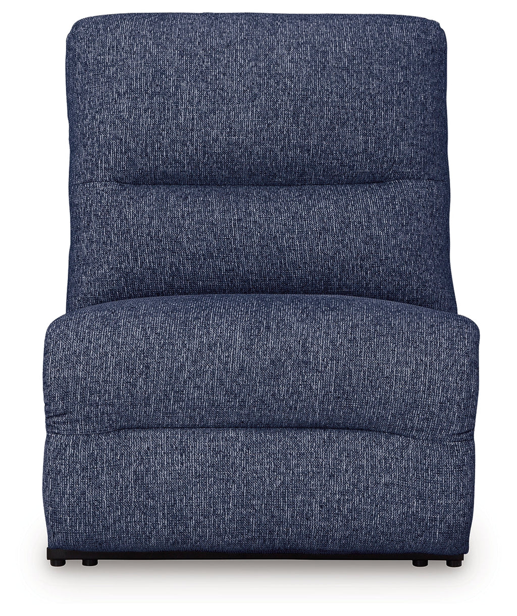 Acklen Place Navy 3-Piece Power Reclining Sectional