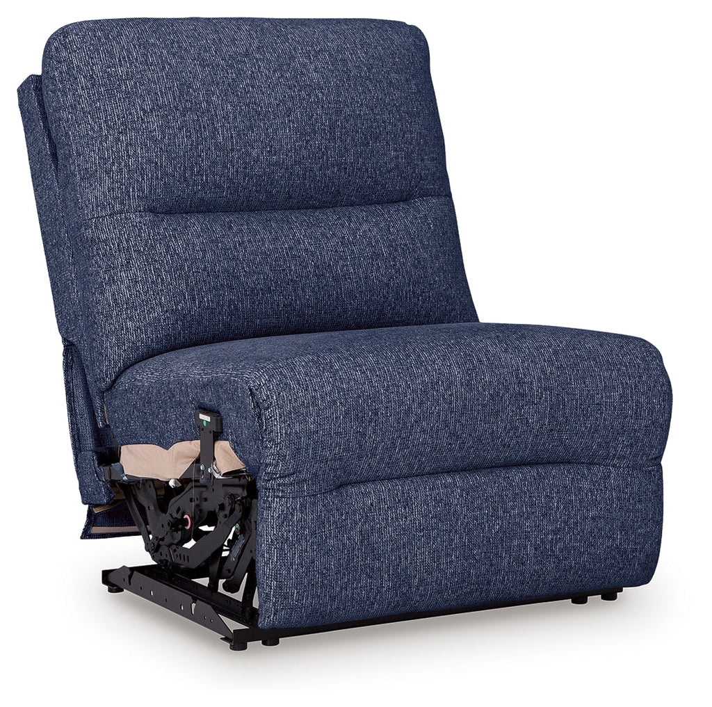 Acklen Place Navy 3-Piece Power Reclining Sectional