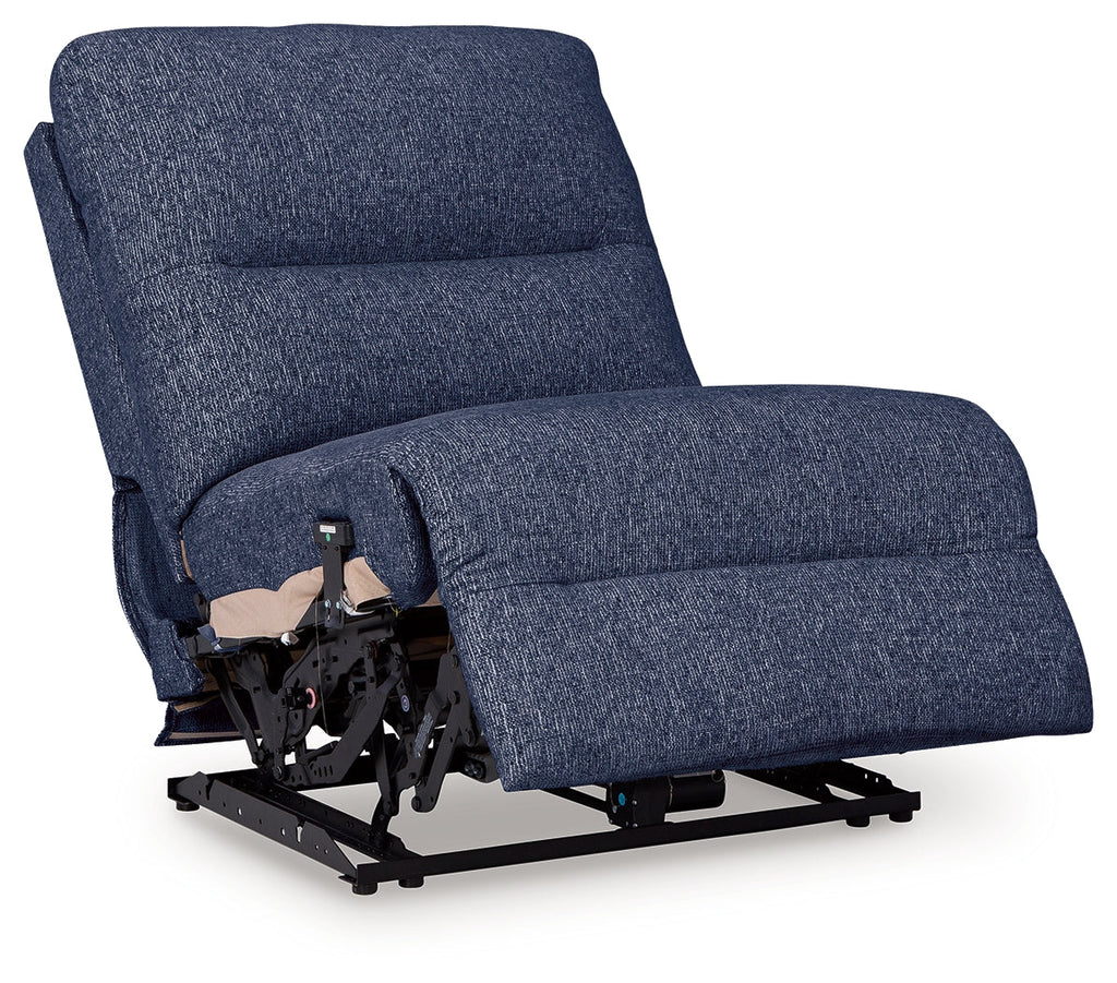 Acklen Place Navy 3-Piece Power Reclining Sectional