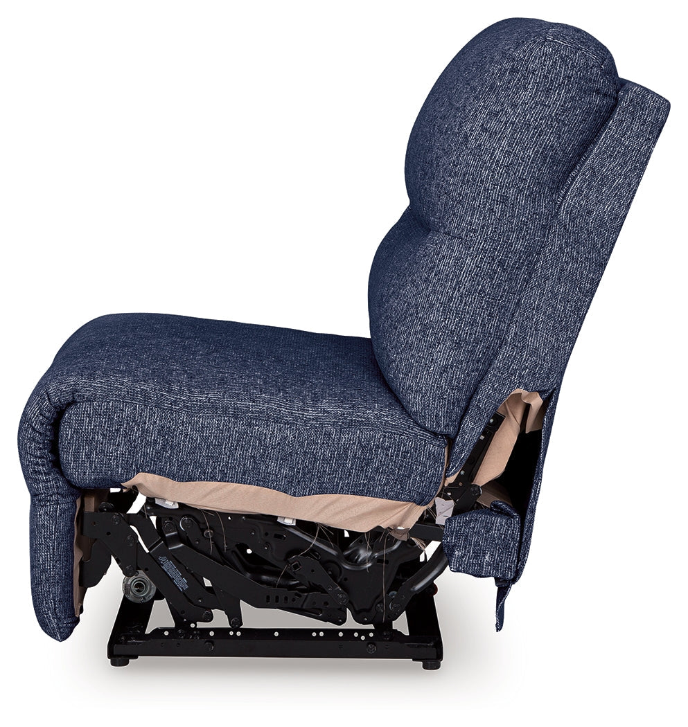 Acklen Place Navy 3-Piece Power Reclining Sectional