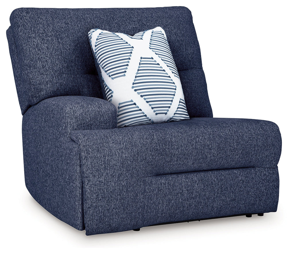 Acklen Place Navy 3-Piece Power Reclining Sectional