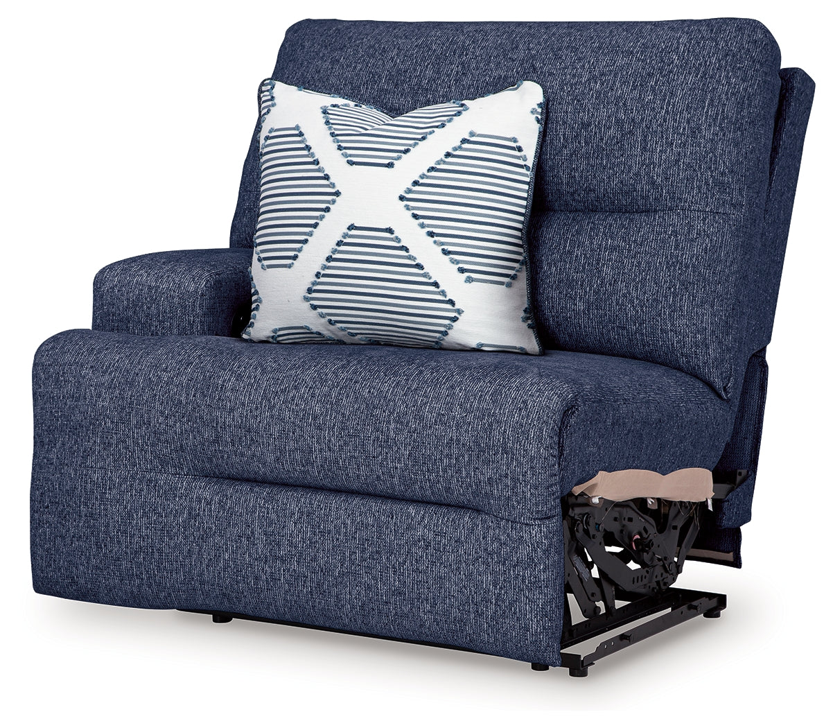 Acklen Place Navy 3-Piece Power Reclining Sectional