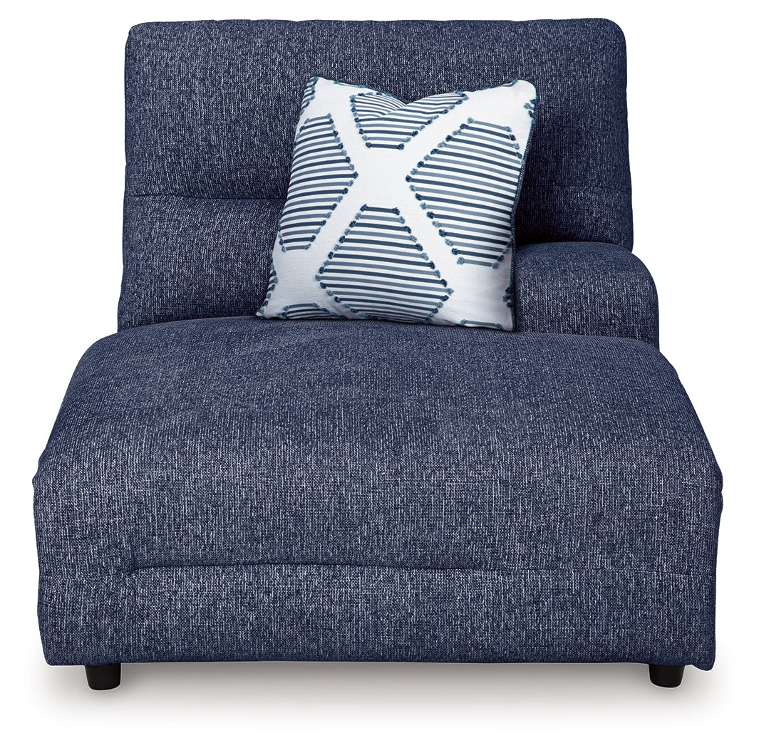 Acklen Place Navy 3-Piece Power Reclining Sectional