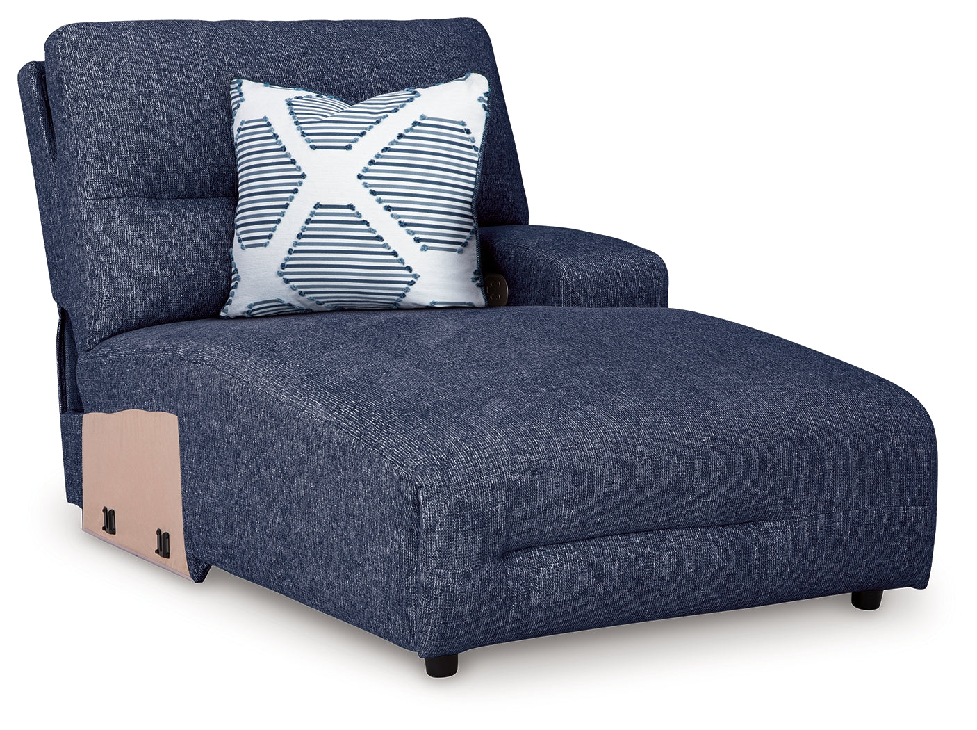Acklen Place Navy 3-Piece Power Reclining Sectional